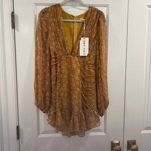 Ulla Johnson Floral Long Sleeve Dress